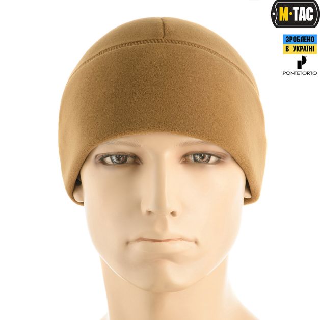 M-Tac шапка Watch Cap Premium флис (343г/м2) Coyote