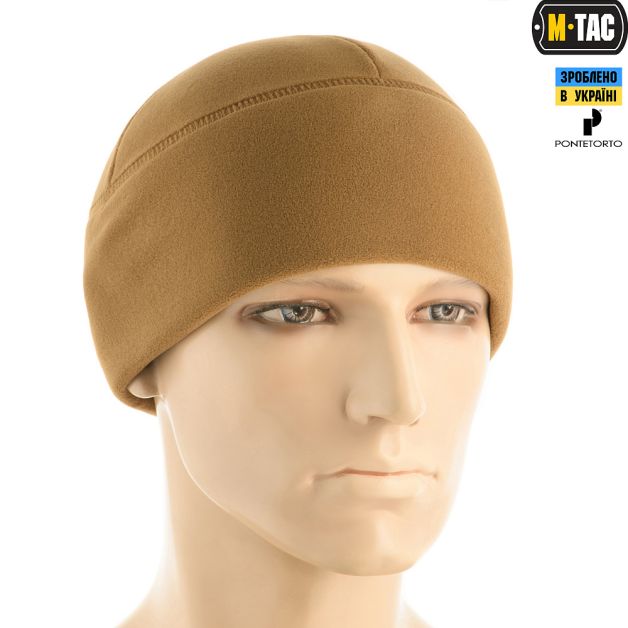 M-Tac шапка Watch Cap Premium флис (343г/м2) Coyote
