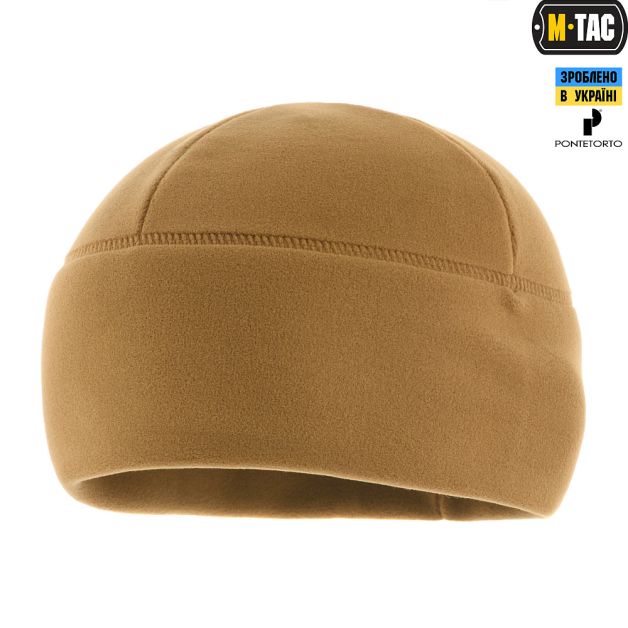 M-Tac шапка Watch Cap Premium флис (343г/м2) Coyote