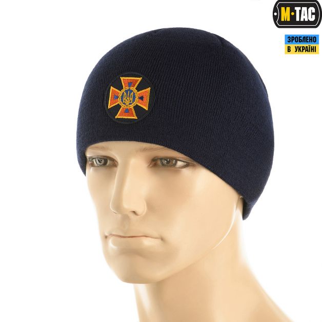 M-Tac шапка ДСНС тонка в'язка 100% акрил Dark Navy Blue