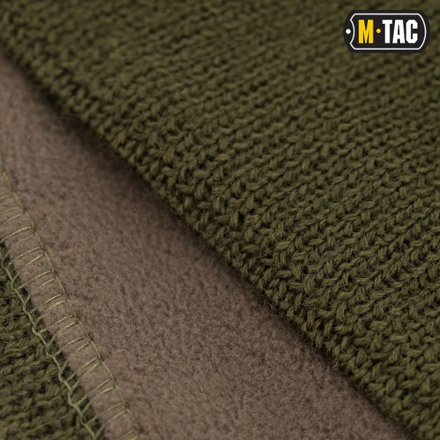 M-Tac шапка полушерсть/флис Olive
