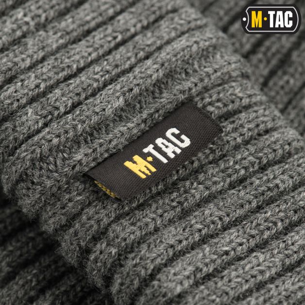 M-Tac шапка вязаная 100% акрил Grey