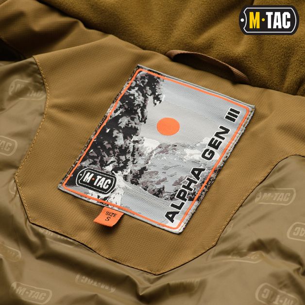 M-Tac куртка зимняя Alpha Gen.III Coyote Brown