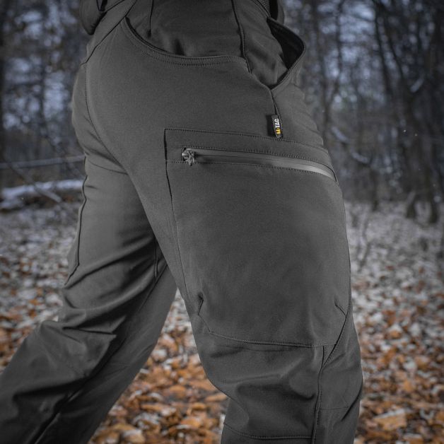 M-Tac брюки Soft Shell Winter Black