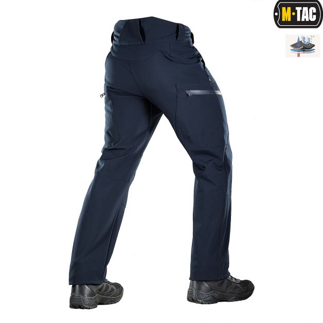 M-Tac брюки Soft Shell Winter Dark Navy Blue