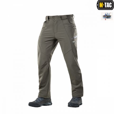 M-Tac брюки Soft Shell Winter Olive
