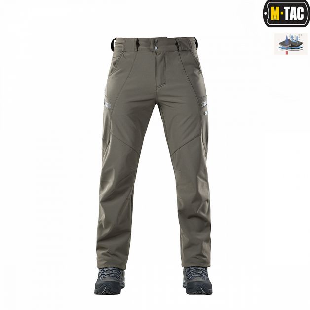 M-Tac брюки Soft Shell Winter Olive