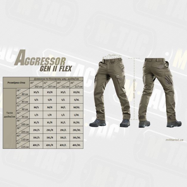 M-Tac брюки Aggressor Gen II Flex Dark Olive