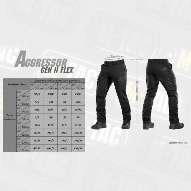 M-Tac брюки Aggressоr Gen.II Flex Black