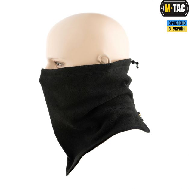 M-Tac шарф-труба анатомический Elite флис (270г/м2) Black