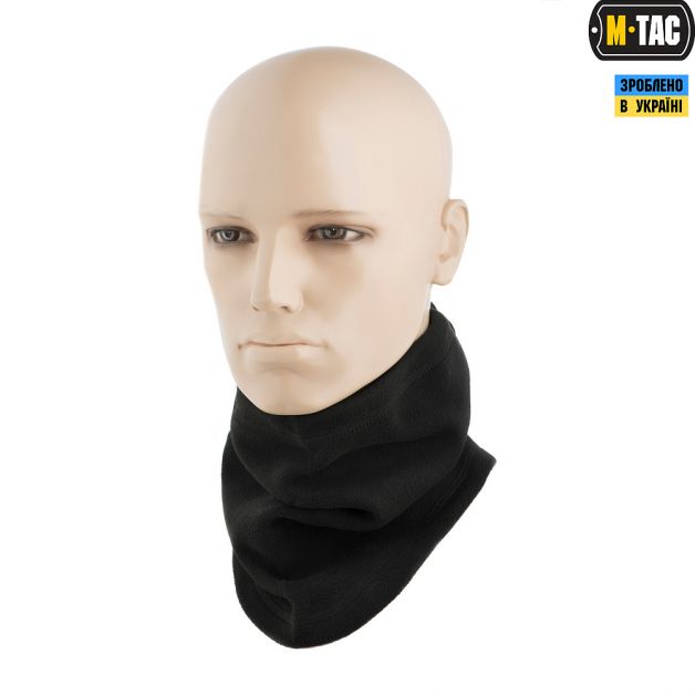 M-Tac шарф-труба анатомический Elite флис (270г/м2) Black