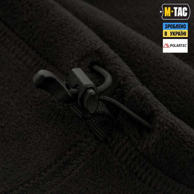 M-Tac шарф-труба анатомический с затяжкой Polartec Black