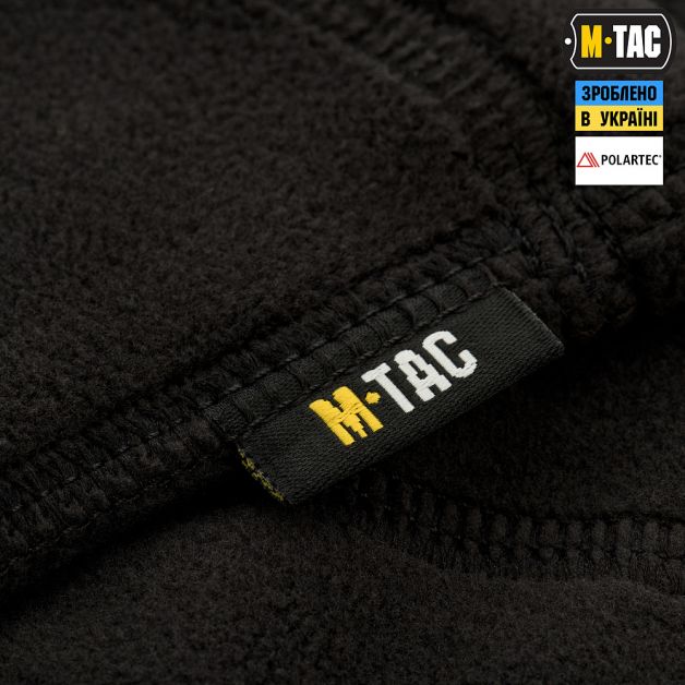M-Tac шарф-труба анатомический с затяжкой Polartec Black