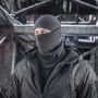 M-Tac шарф-труба анатомический с затяжкой Polartec Black
