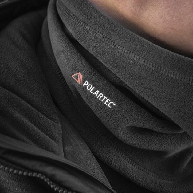 M-Tac шарф-труба анатомический с затяжкой Polartec Black