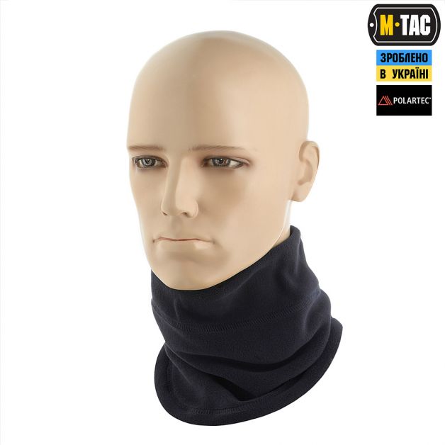 M-Tac шарф-труба анатомічний з затяжкою Polartec Dark Navy Blue