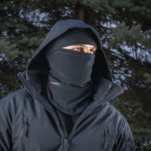 M-Tac шарф-труба анатомічний з затяжкою Polartec Dark Navy Blue