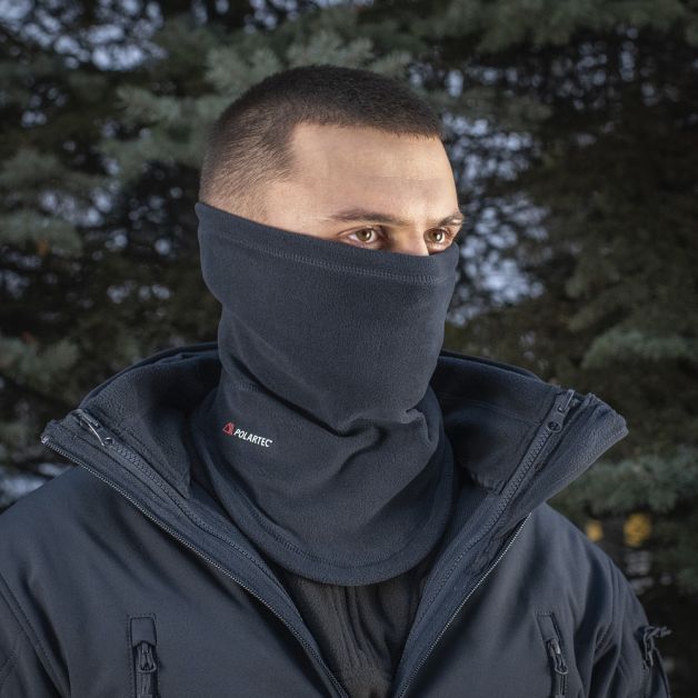 M-Tac шарф-труба анатомічний з затяжкою Polartec Dark Navy Blue