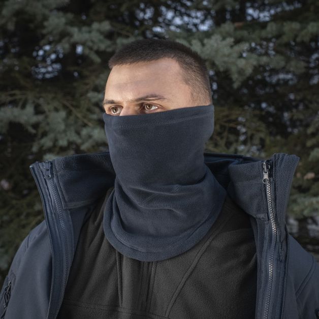 M-Tac шарф-труба анатомічний з затяжкою Polartec Dark Navy Blue