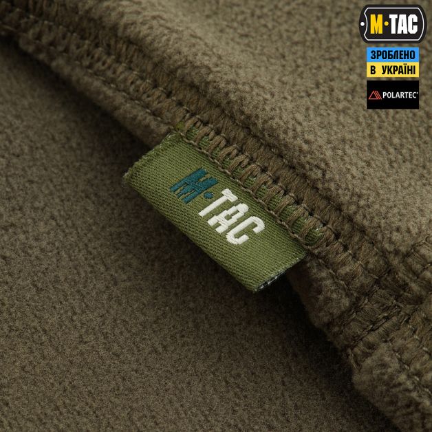 M-Tac шарф-труба анатомический с затяжкой Polartec Olive