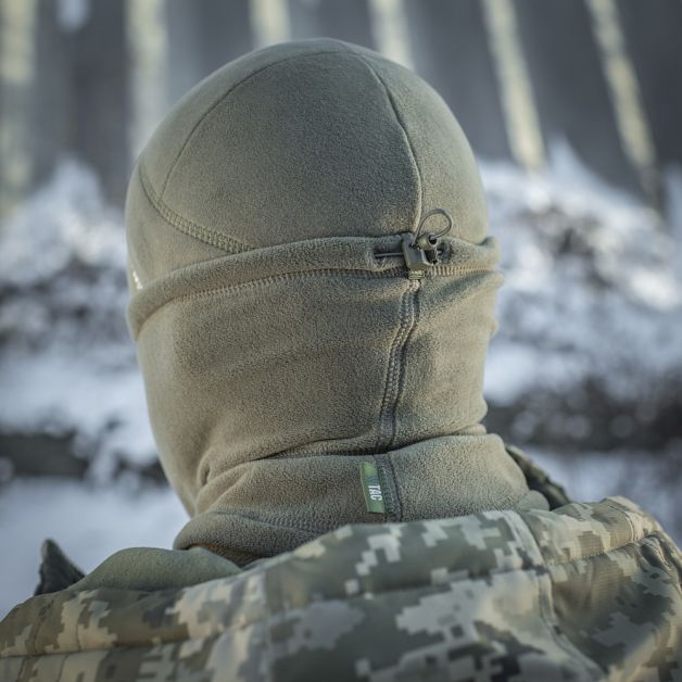 M-Tac шарф-труба анатомический с затяжкой Polartec Olive