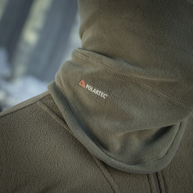 M-Tac шарф-труба анатомический с затяжкой Polartec Olive