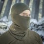 M-Tac шарф-труба анатомический с затяжкой Polartec Olive