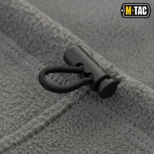 M-Tac шарф-труба Elite короткий с затяжкой флис (260г/м2) Grey