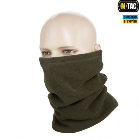 M-Tac шарф-труба с затяжкой флис олива