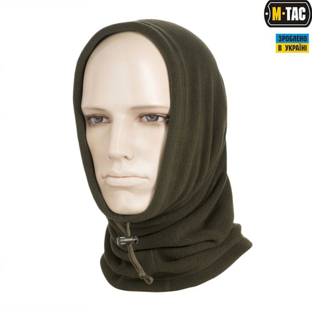 M-Tac шарф-труба з затяжкою фліс (260г/м2) олива