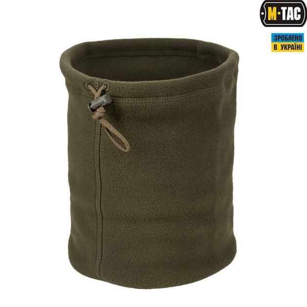 M-Tac шарф-труба з затяжкою фліс (260г/м2) олива