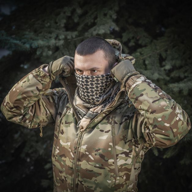 M-Tac шарф шемаг плотный Khaki/Black
