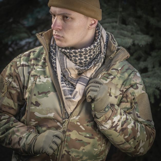 M-Tac шарф шемаг плотный Khaki/Black