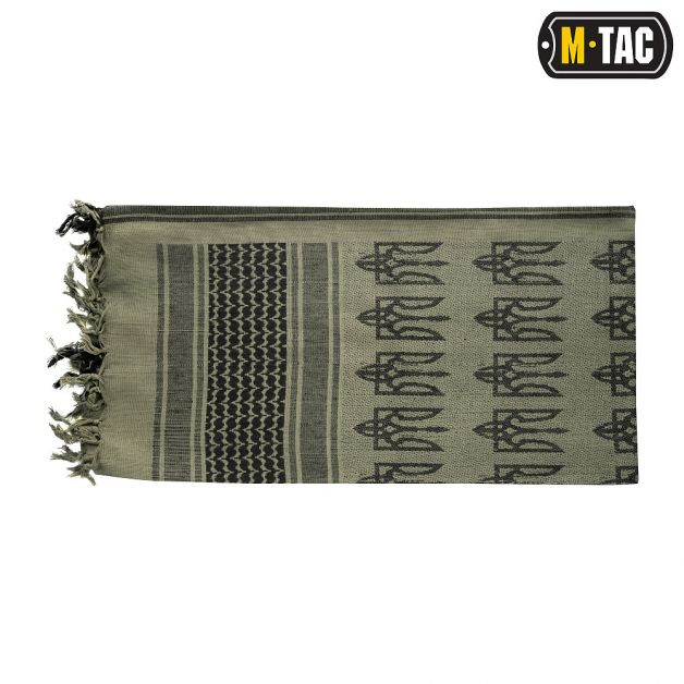 M-Tac шарф шемаг с Тризубом Foliage Green/Black