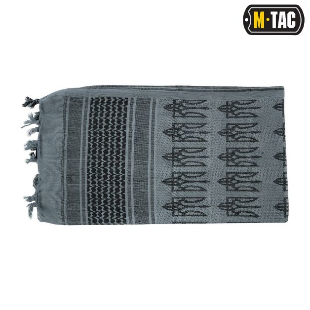 M-Tac шарф шемаг с Тризубом Grey/Black