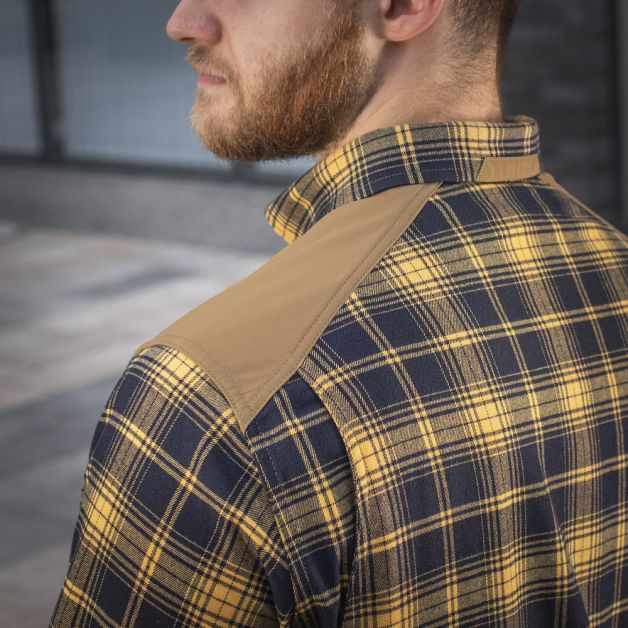 M-Tac рубашка Redneck Shirt Navy Blue/Yellow