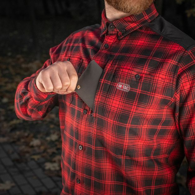 M-Tac рубашка Redneck Shirt Red/Black