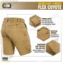 M-Tac шорты Aggressor Summer Flex Coyote
