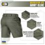 M-Tac шорты Aggressor Lite Army Olive