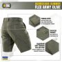 M-Tac шорты Aggressor Summer Flex Army Olive