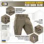 M-Tac шорты Aggressor Summer Flex Dark Olive