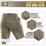 M-Tac шорты Aggressor Summer Flex Dark Olive