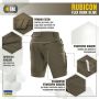M-Tac шорты Rubicon Flex Dark Olive