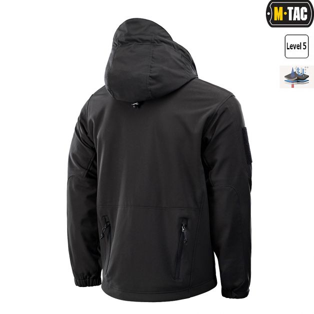 M-Tac куртка Soft Shell с подстежкой Black