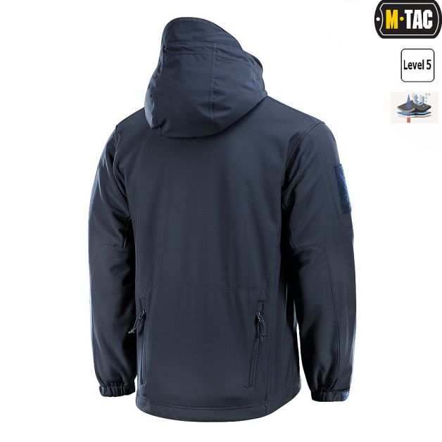 M-Tac куртка Soft Shell с подстежкой Dark Navy Blue