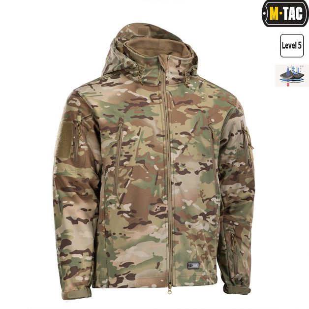 M-Tac куртка Soft Shell с подстежкой MC