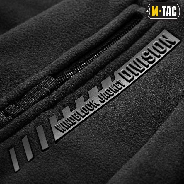 M-Tac куртка флісова Windblock Division Gen.II Black