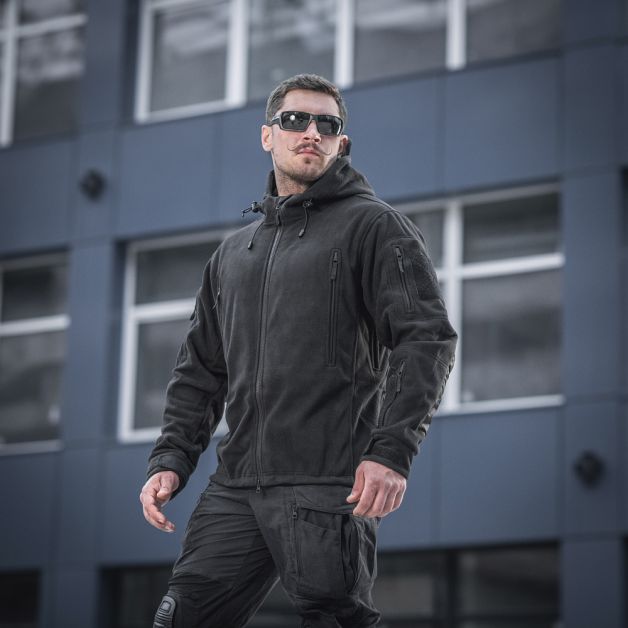 M-Tac куртка флісова Windblock Division Gen.II Black