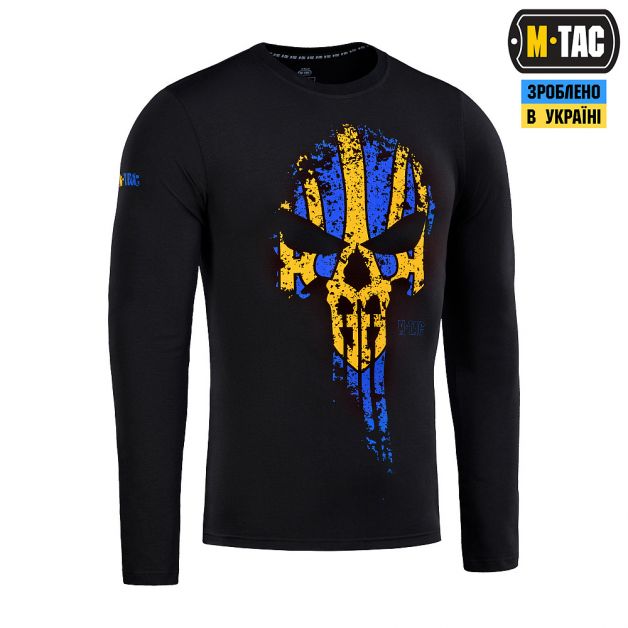 M-Tac футболка Месник длинный рукав Black/Yellow/Blue