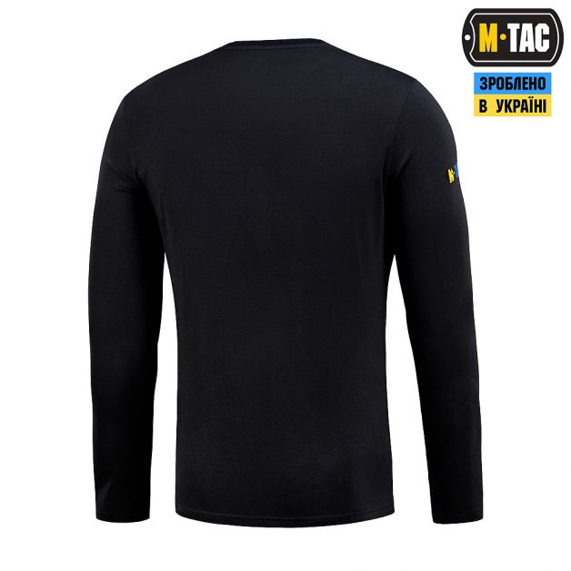 M-Tac футболка Месник длинный рукав Black/Yellow/Blue